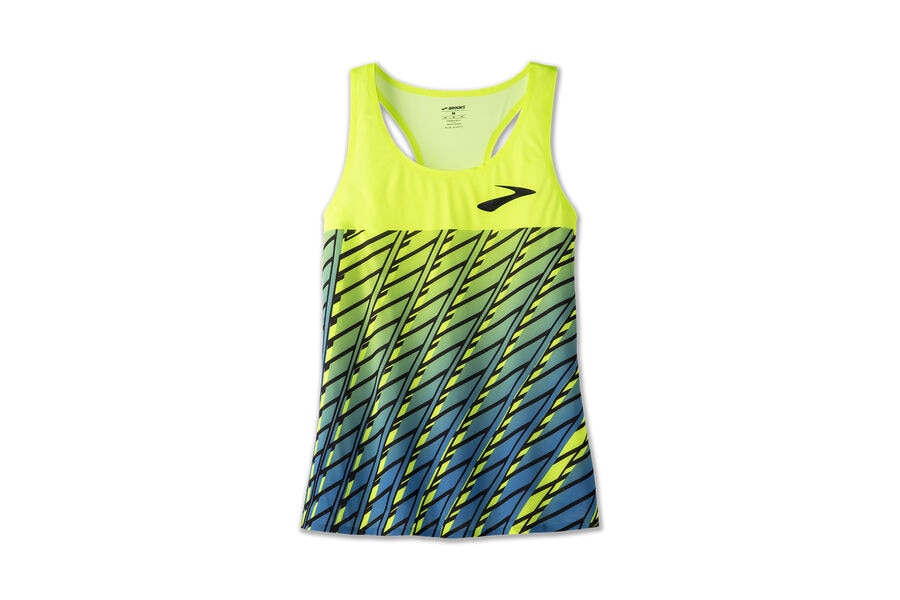 Womens Brooks Elite Singlet Tops Mavericks Speed | 695832-PXS